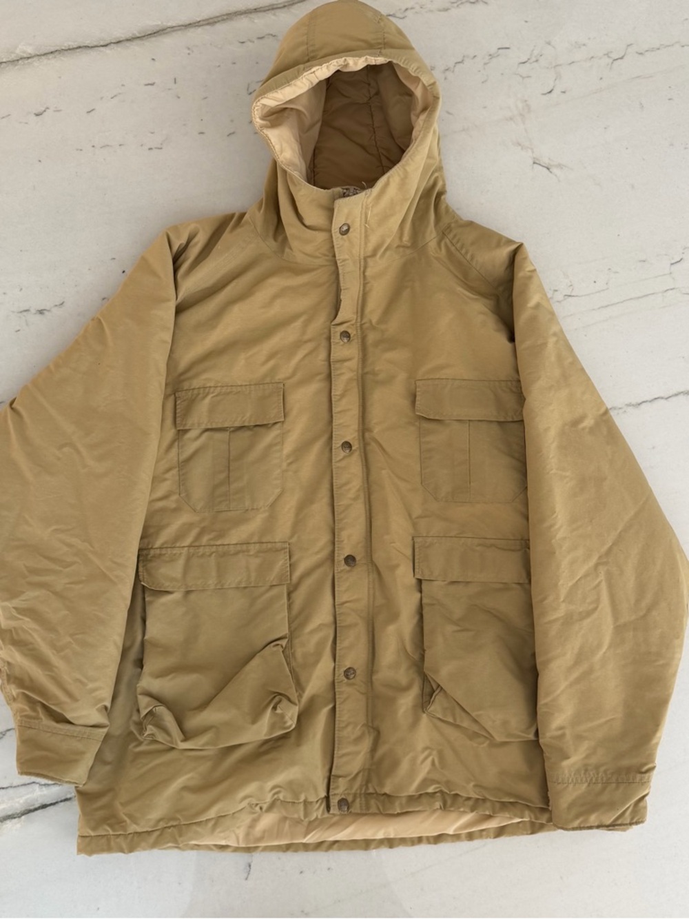 L.L. Bean Vintage Field Coat Jacket Men's XXL Tan USA